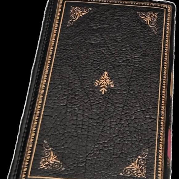 Novelty "Book of Wealth" Vol IV Zip Around Wallet - Vintage Book Clutch - Picture 5 of 7